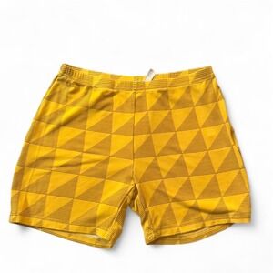 Hawaii Finest XS yellow tribal shorts